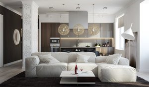 Apartment with clean design