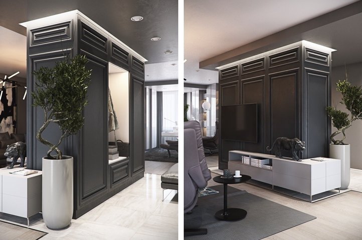 Free-standing-charcoal-and-white-cabinetry-French-feel-walk-in-wardrobe.jpg