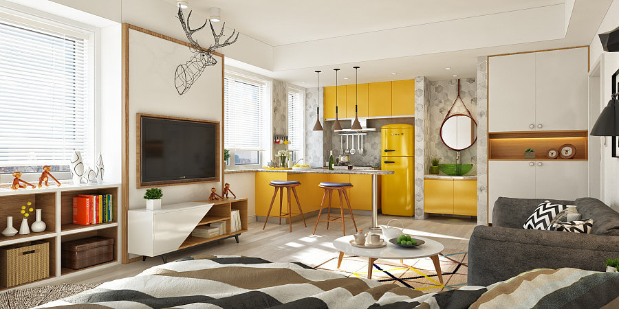 mustard-one-room-design-geometric-multi-colour-rug.jpg