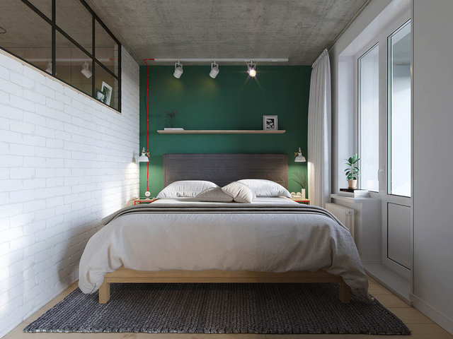 green-feature-wall-industrial-apartment-bedroom.jpg